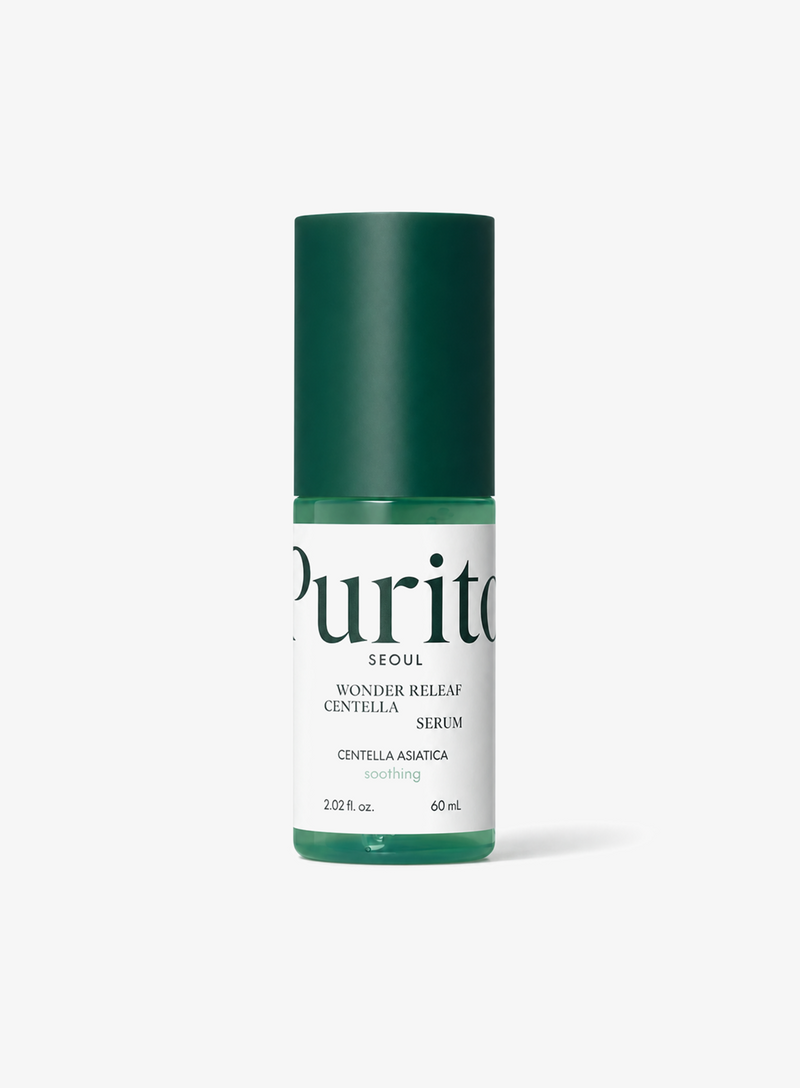 PURITO Wonder Releaf Centella Serum 60ml on a plain white background