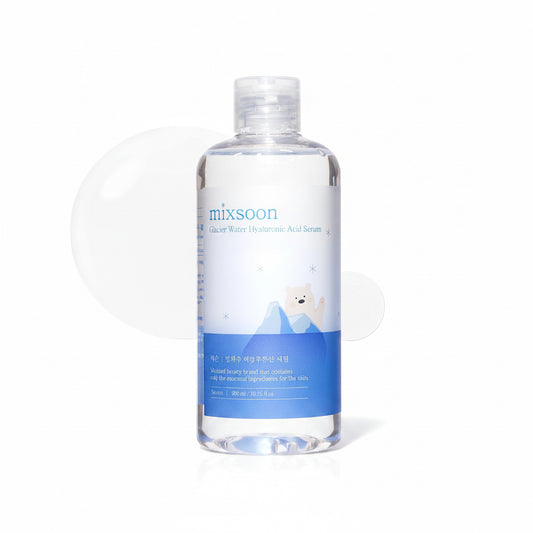 Mixsoon Glacier Water Hyaluronic Acid Serum 300ml - Korean Hyaluronic Acid Hydrating Serum K-Beauty