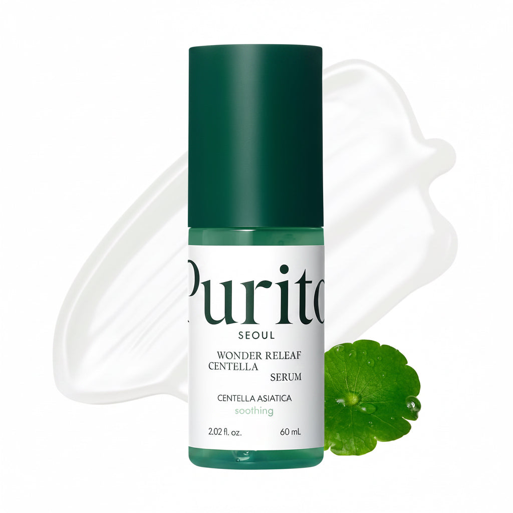 PURITO Wonder Releaf Centella Serum - Korean Centella Soothing Serum K-Beauty
