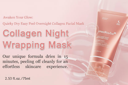 Medicube Collagen Overnight Wrapping Mask 75ml - Medicube K-Beauty
