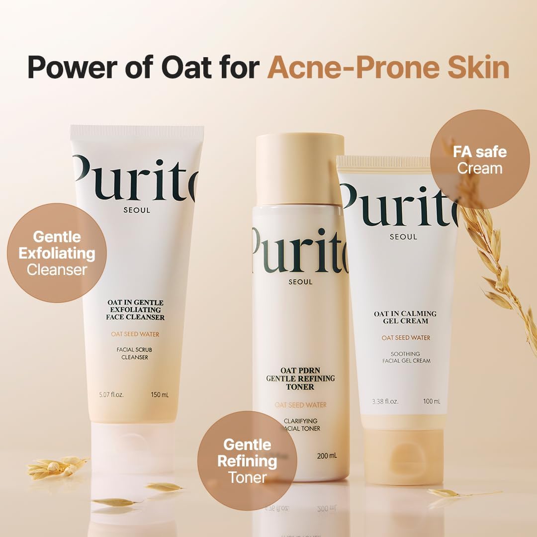 PURITO Oat PDRN Gentle Refining Toner 200ml - PURITO K-Beauty