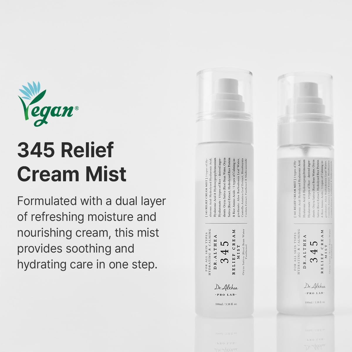 Dr.Althea 345 Relief Cream Mist 100ml - Dr.Althea K-Beauty