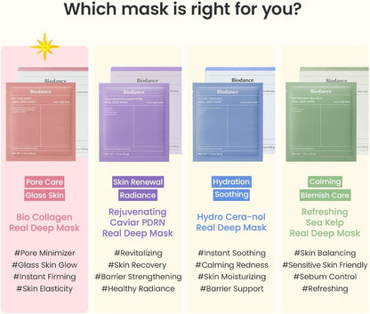 Biodance Bio-Collagen Deep Mask 4 pack - Biodance K-Beauty