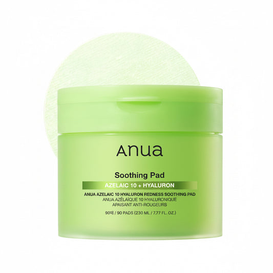 Anua Azelaic Acid 10 Soothing Toner Pads 90 Pads - Korean Azelaic Acid Toner Pads K-Beauty