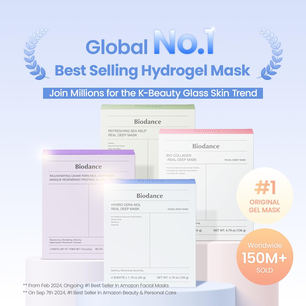 Biodance Hydro Cera-nol Deep Mask 4 pack - Biodance K-Beauty