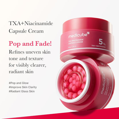 Medicube TXA Niacinamide Capsule Cream, 55ml - Medicube K-Beauty