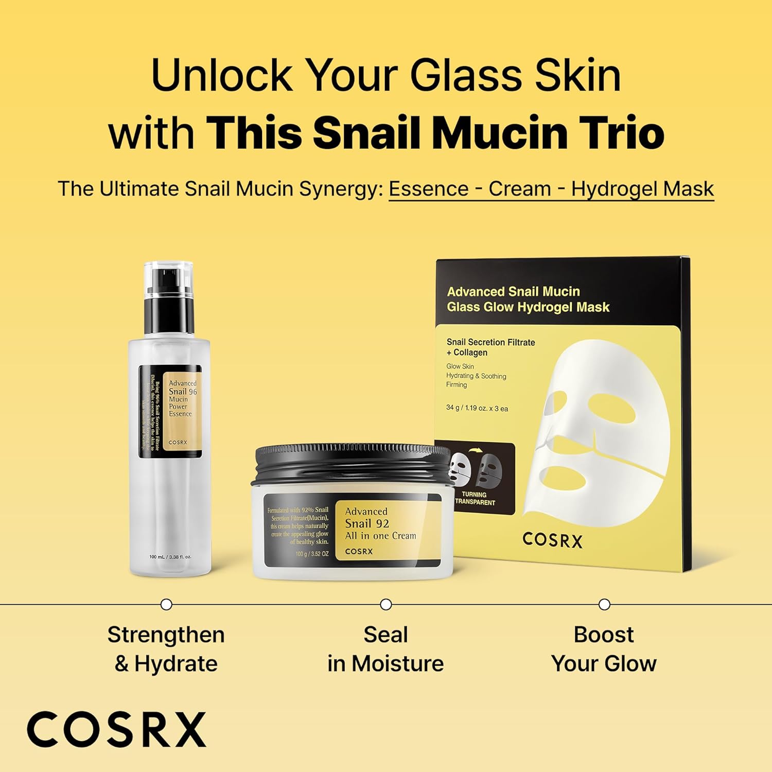 COSRX Snail Mucin 92% Repair Cream - COSRX K-Beauty