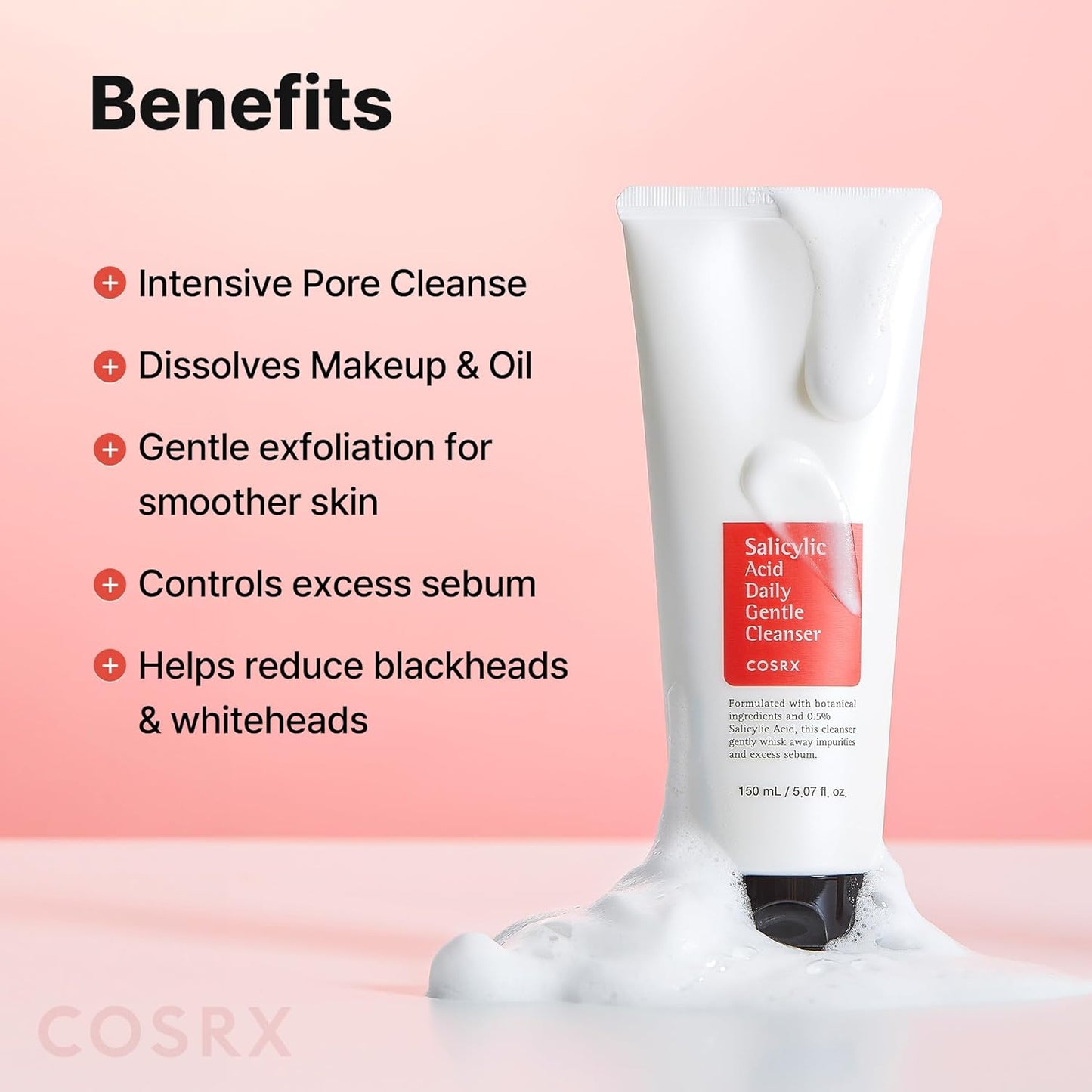 COSRX Salicylic Acid Daily Gentle Cleanser 150ml - COSRX K-Beauty