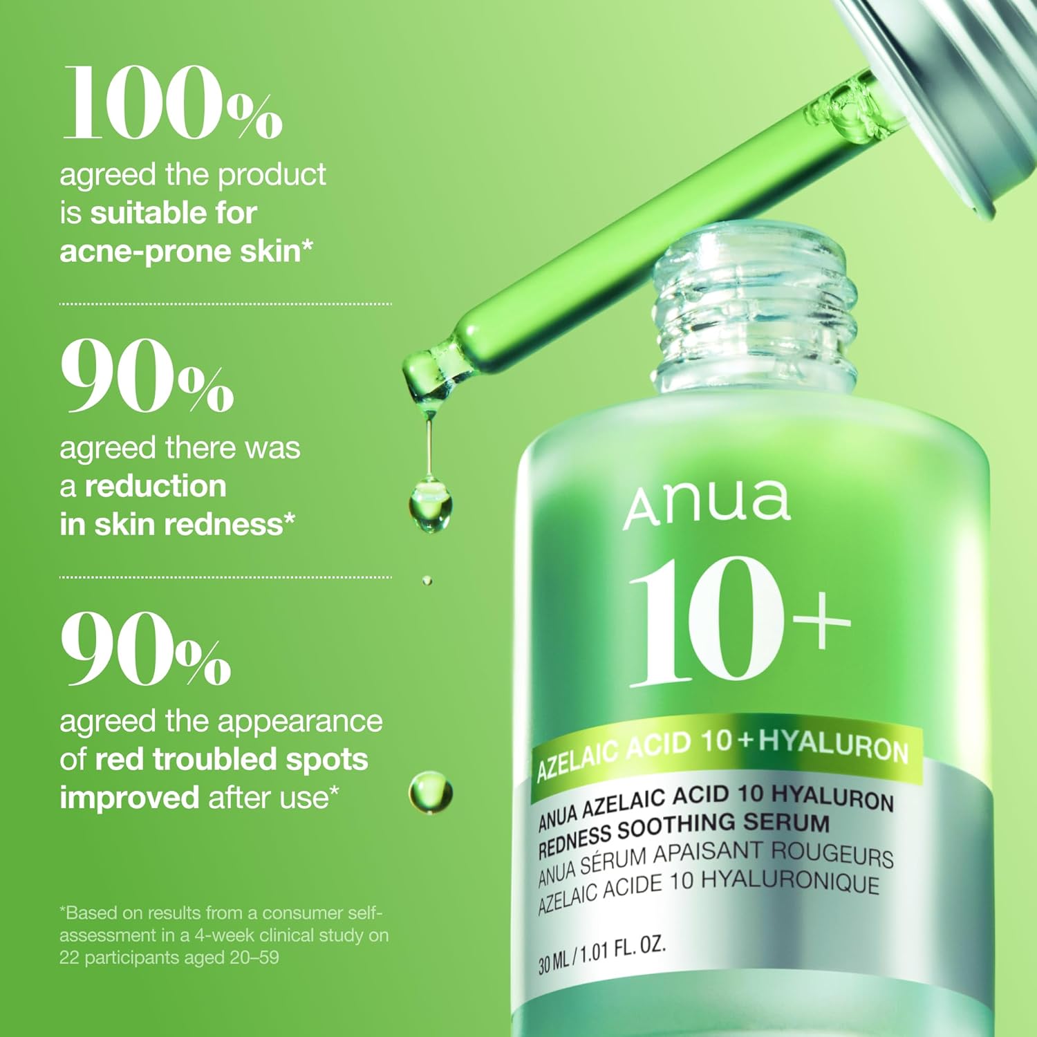 Anua Azelaic Acid 10 Soothing Serum 30ml - Anua K-Beauty