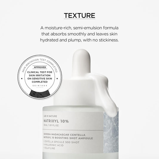 SKIN1004 Matrixyl 10 Boosting Shot Ampoule 30ml - SKIN1004 K-Beauty