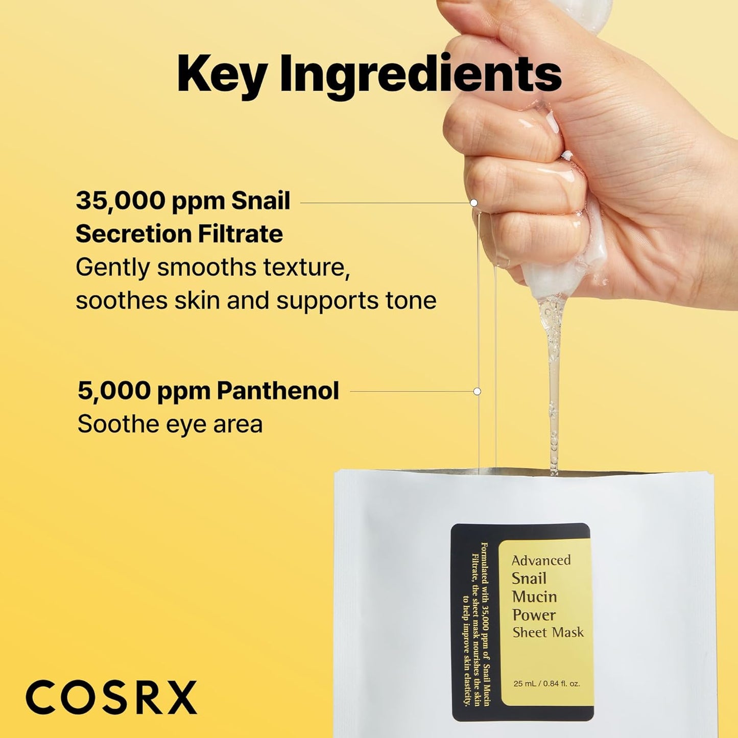 COSRX Snail Mucin Sheet Mask 10 Pack - COSRX K-Beauty