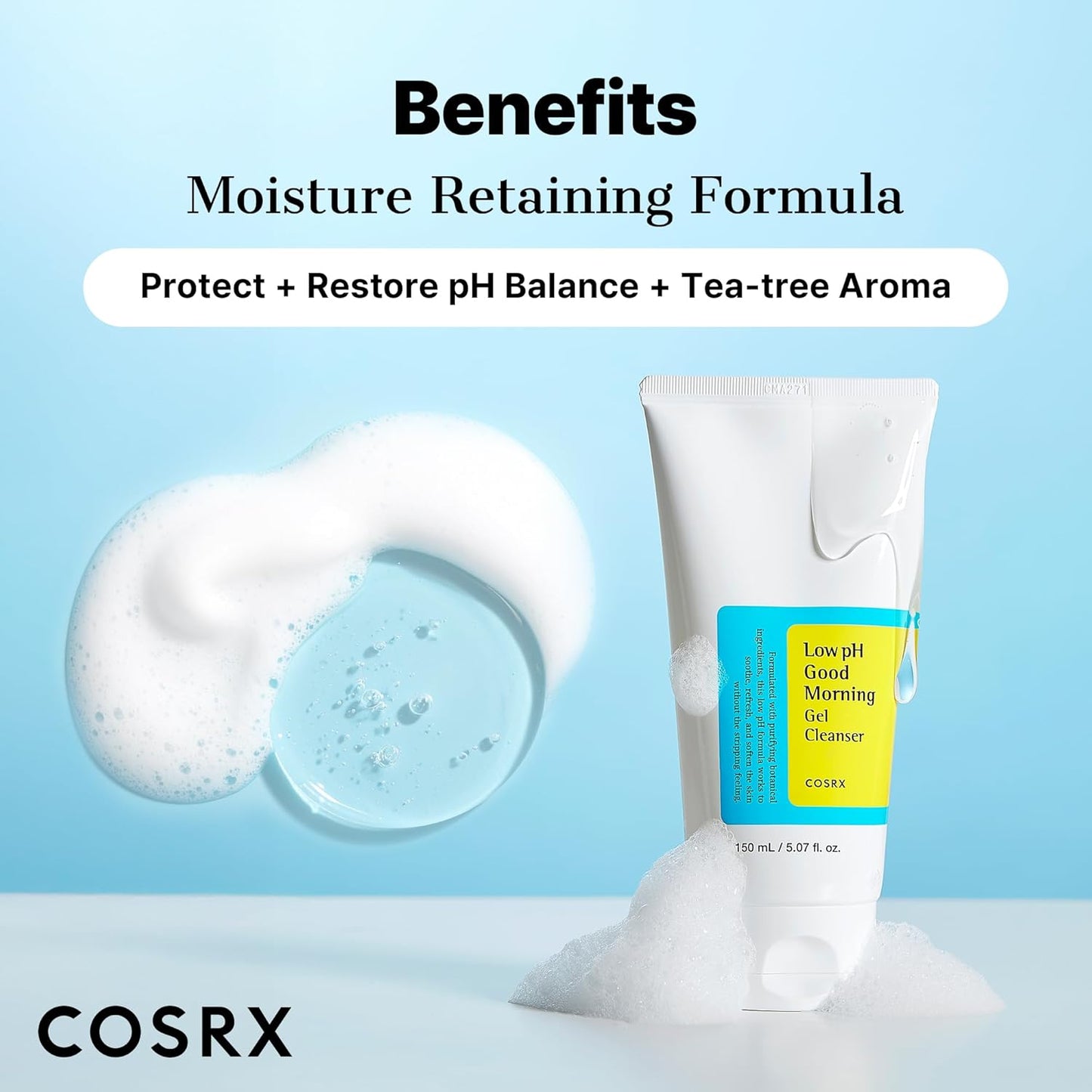 COSRX Low pH Good Morning Gel Cleanser - COSRX K-Beauty