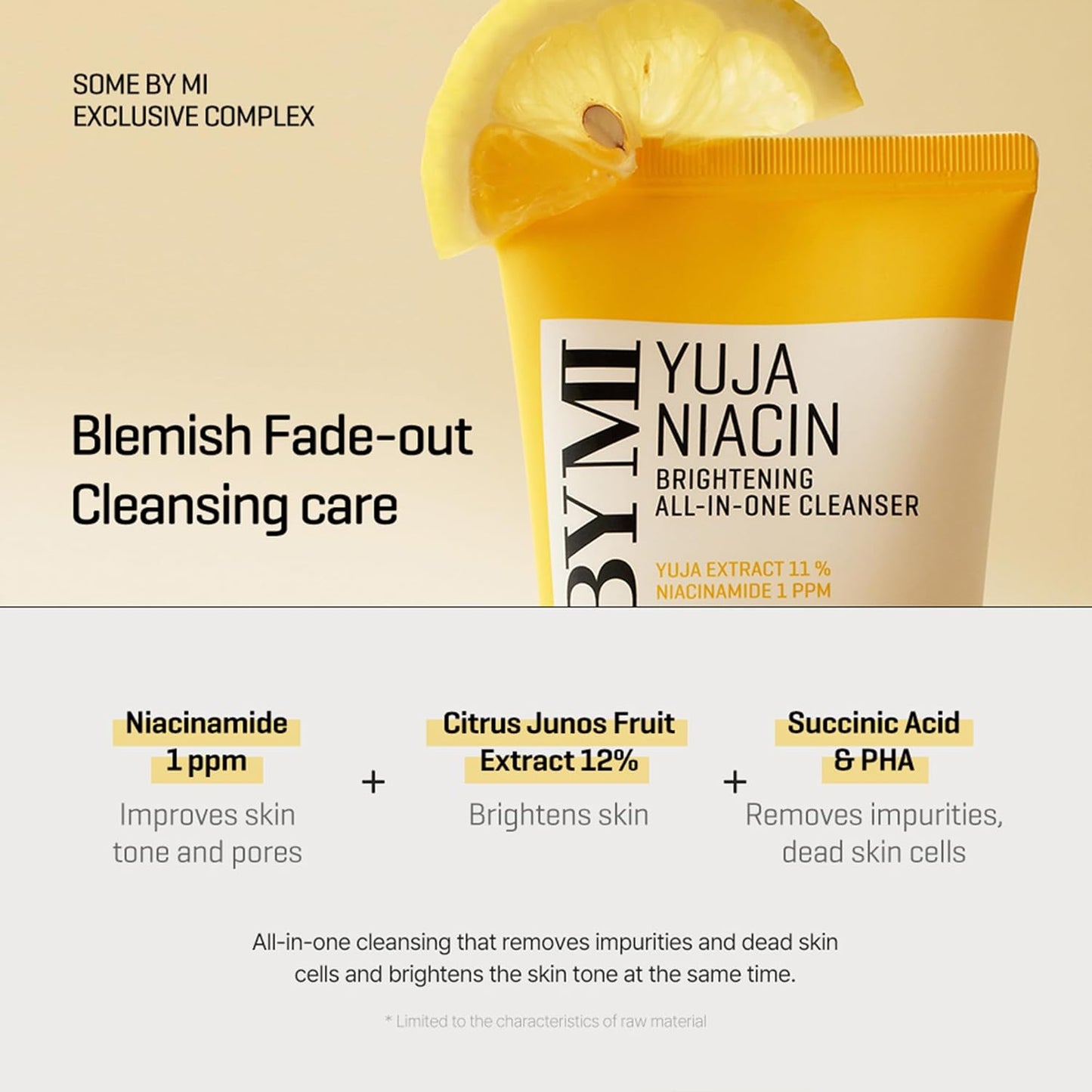 Some By Mi Yuja Niacin Brightening Cleanser - Some By Mi K-Beauty