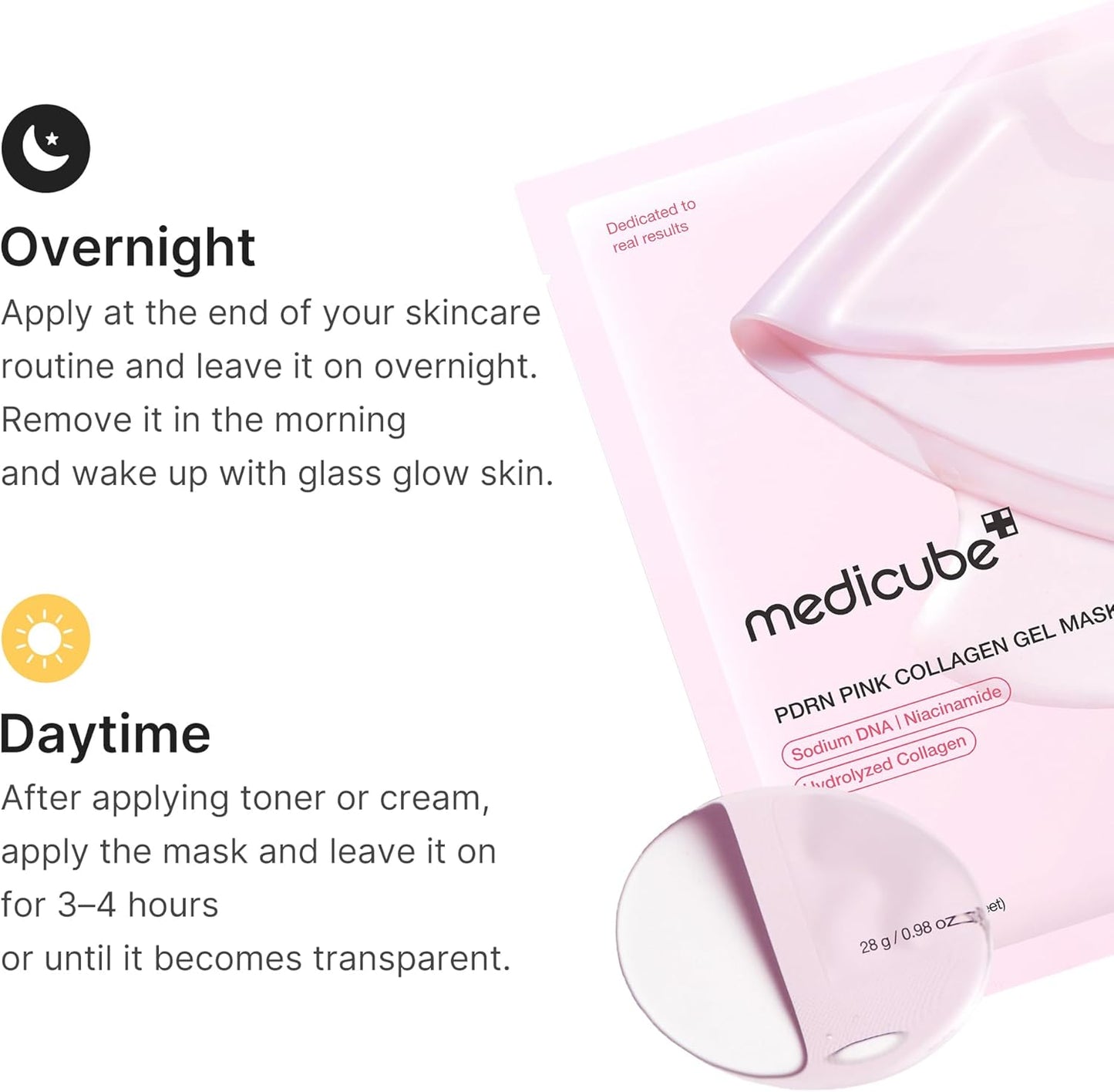 Medicube PDRN Pink Collagen Jelly Mask 4pack - Medicube K-Beauty