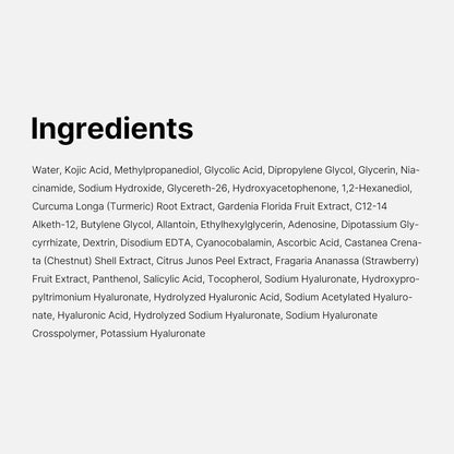 Medicube Turmeric and kojic acid pads 70 pads - Medicube K-Beauty