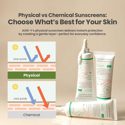 AXIS-Y No-Stress Physical Sunscreen SPF50 - AXIS-Y K-Beauty