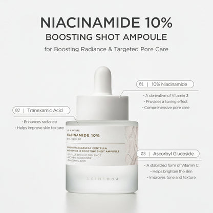 SKIN1004 Niacinamide 10% Boosting Ampoule 30ml - SKIN1004 K-Beauty