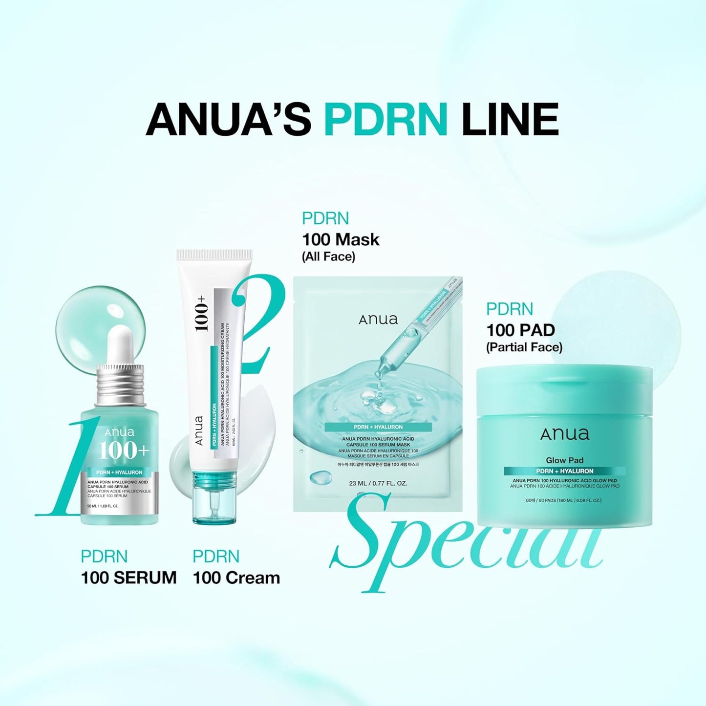 Anua PDRN Hyaluronic Acid Capsule 100 Serum Mask - Anua K-Beauty