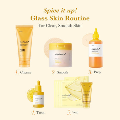 Medicube Turmeric and kojic acid pads 70 pads - Medicube K-Beauty