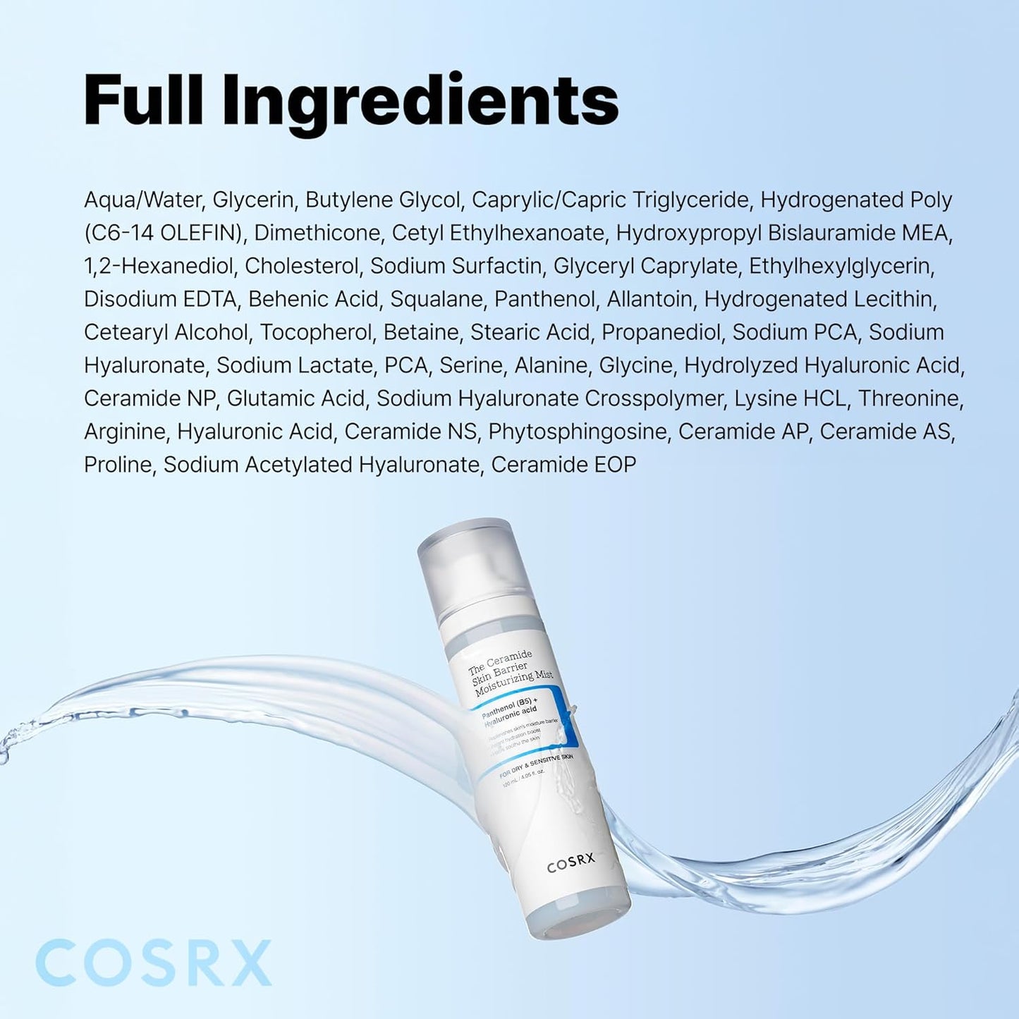 COSRX The Skin Barrier Moisturizing Mist 120ml - COSRX K-Beauty