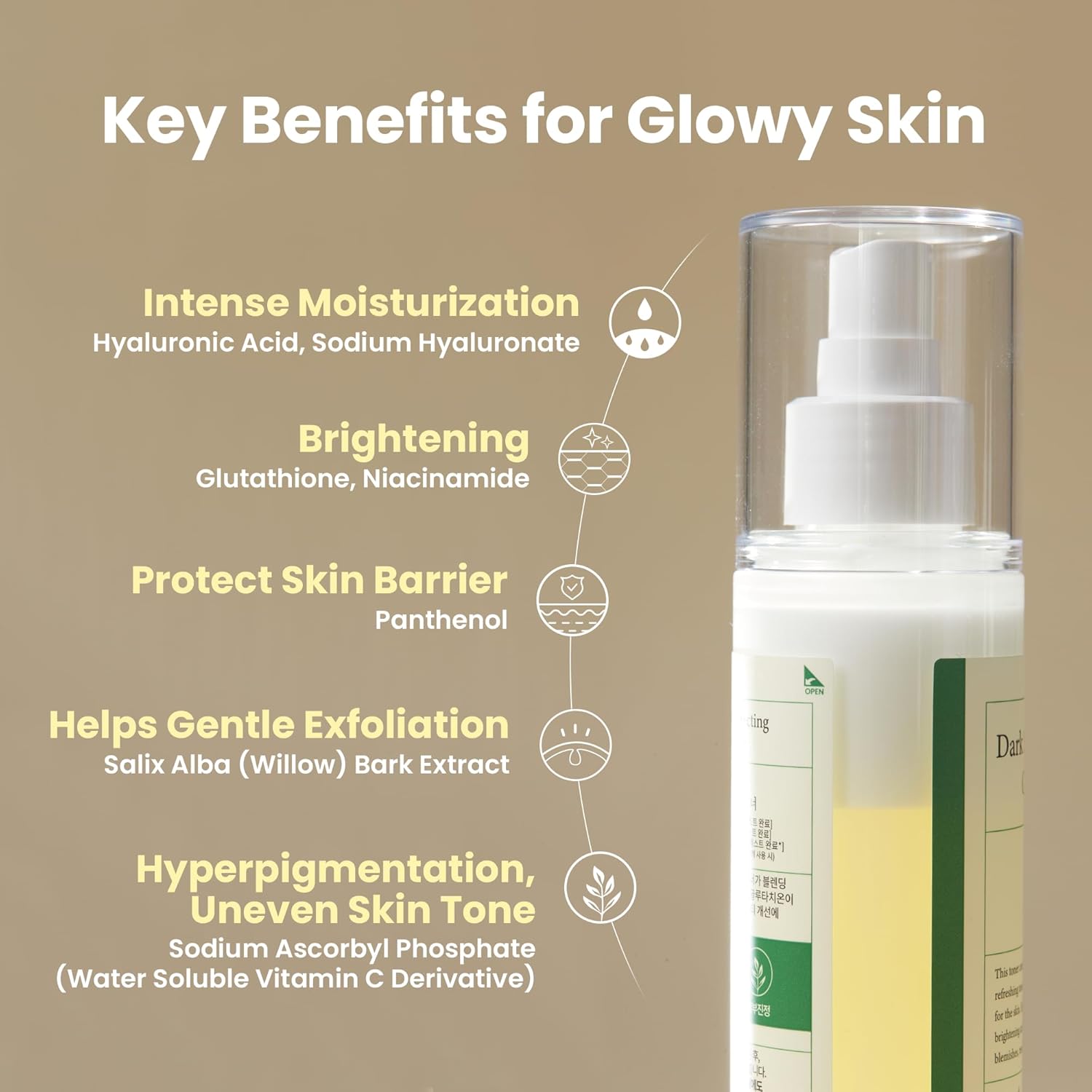 AXIS-Y Dark Spot Correcting Glow Toner - AXIS-Y K-Beauty