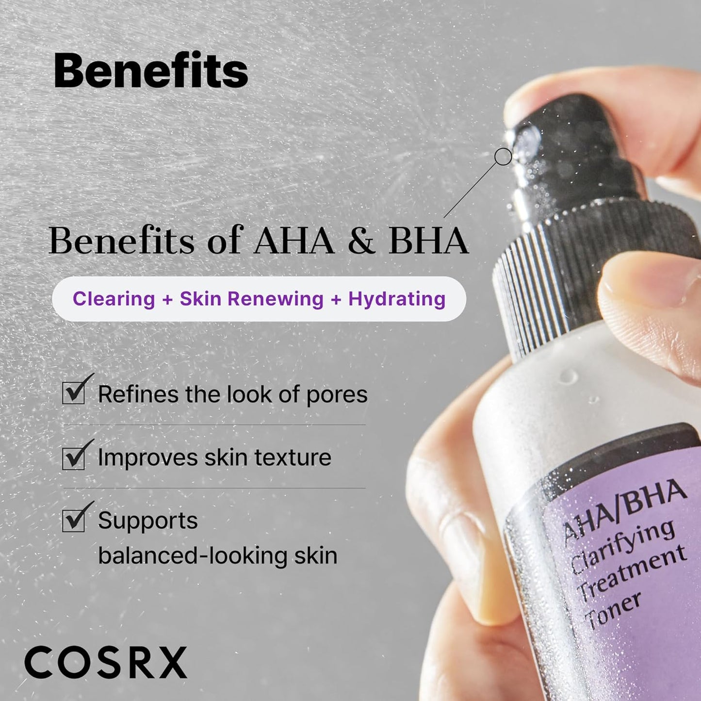 Cosrx AHA/BHA CLARIFYING TREATMENT Toner 150ml - COSRX K-Beauty