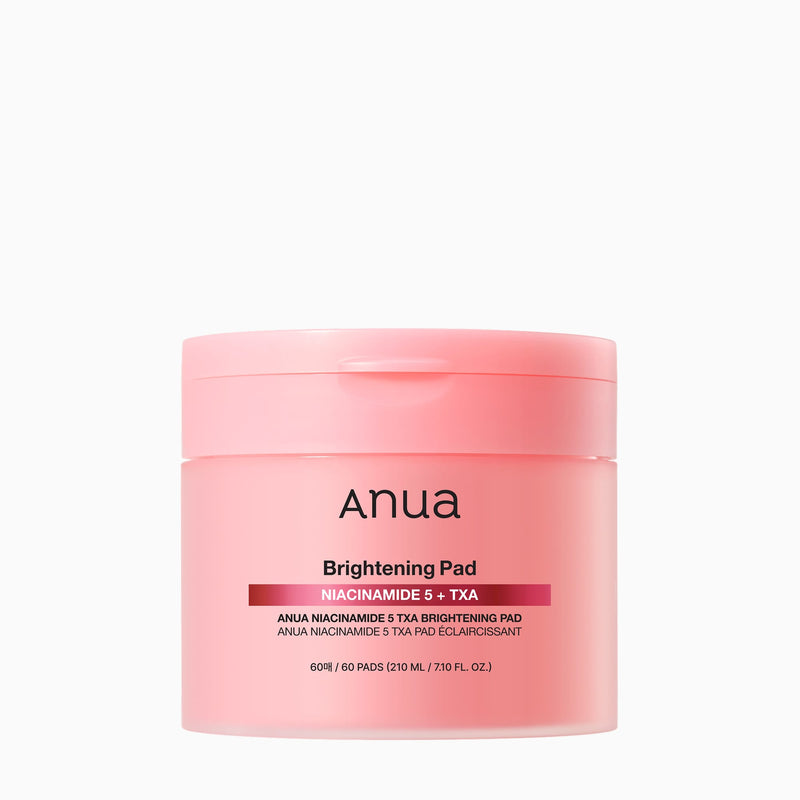 Anua Niacinamide 5% TXA Brightening Toner Pads 60 Pads on a plain white background