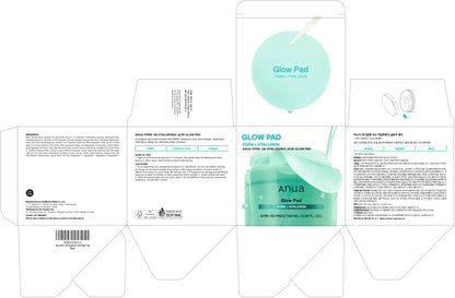 Flattened carton artwork for the Glow Pad