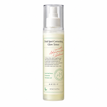 AXIS-Y Dark Spot Correcting Glow Toner 125ml on a plain white background