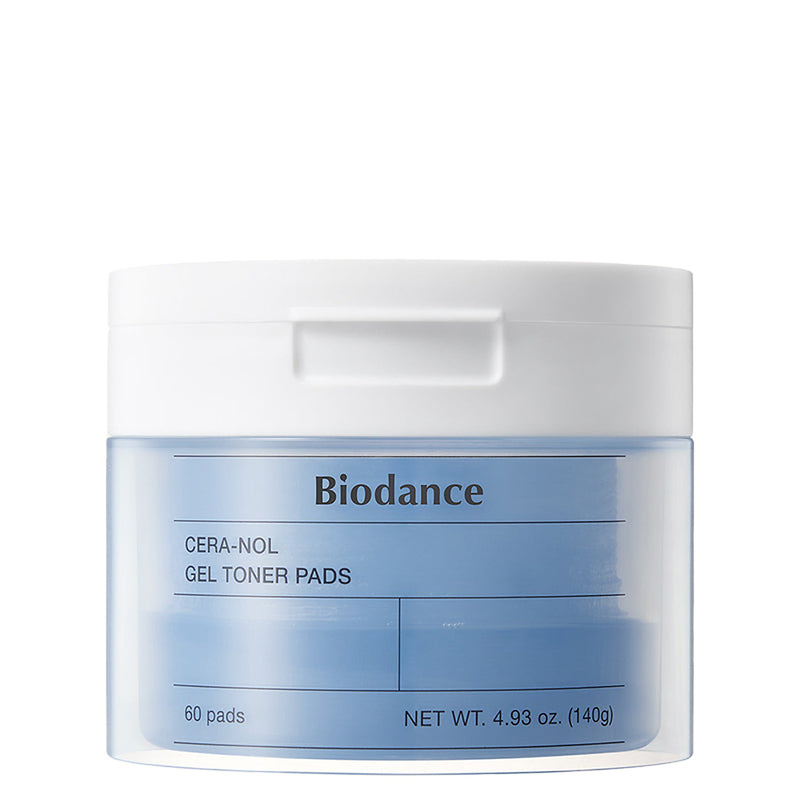 Biodance Cera-NOL Gel Toner Pads 60 Pads 140g on a plain white background