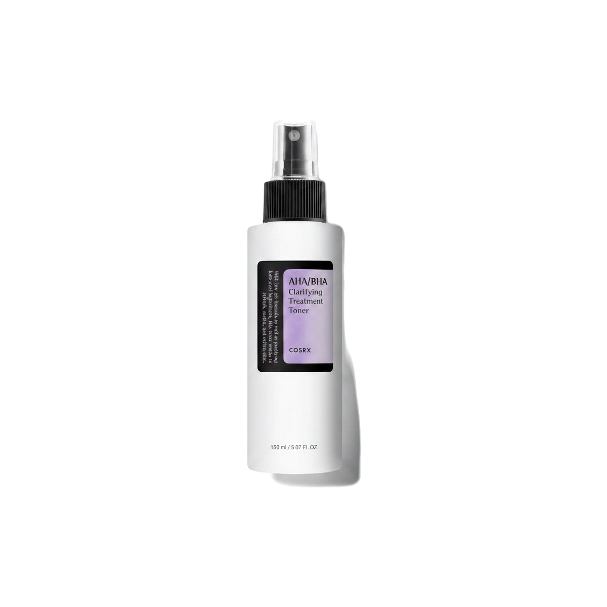 COSRX AHA BHA Clarifying Treatment Toner 150ml on a plain white background