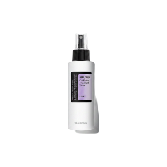 COSRX AHA BHA Clarifying Treatment Toner 150ml on a plain white background