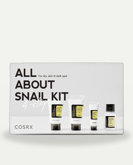 COSRX All About Snail Kit - the all about snail kit in its presentation box