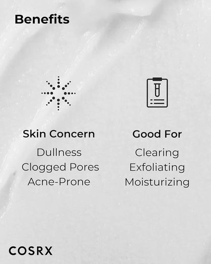 Benefits: for the skin concerns dullness, clogged pores and acne-prone, good for clearing, exfoliating and moisturising