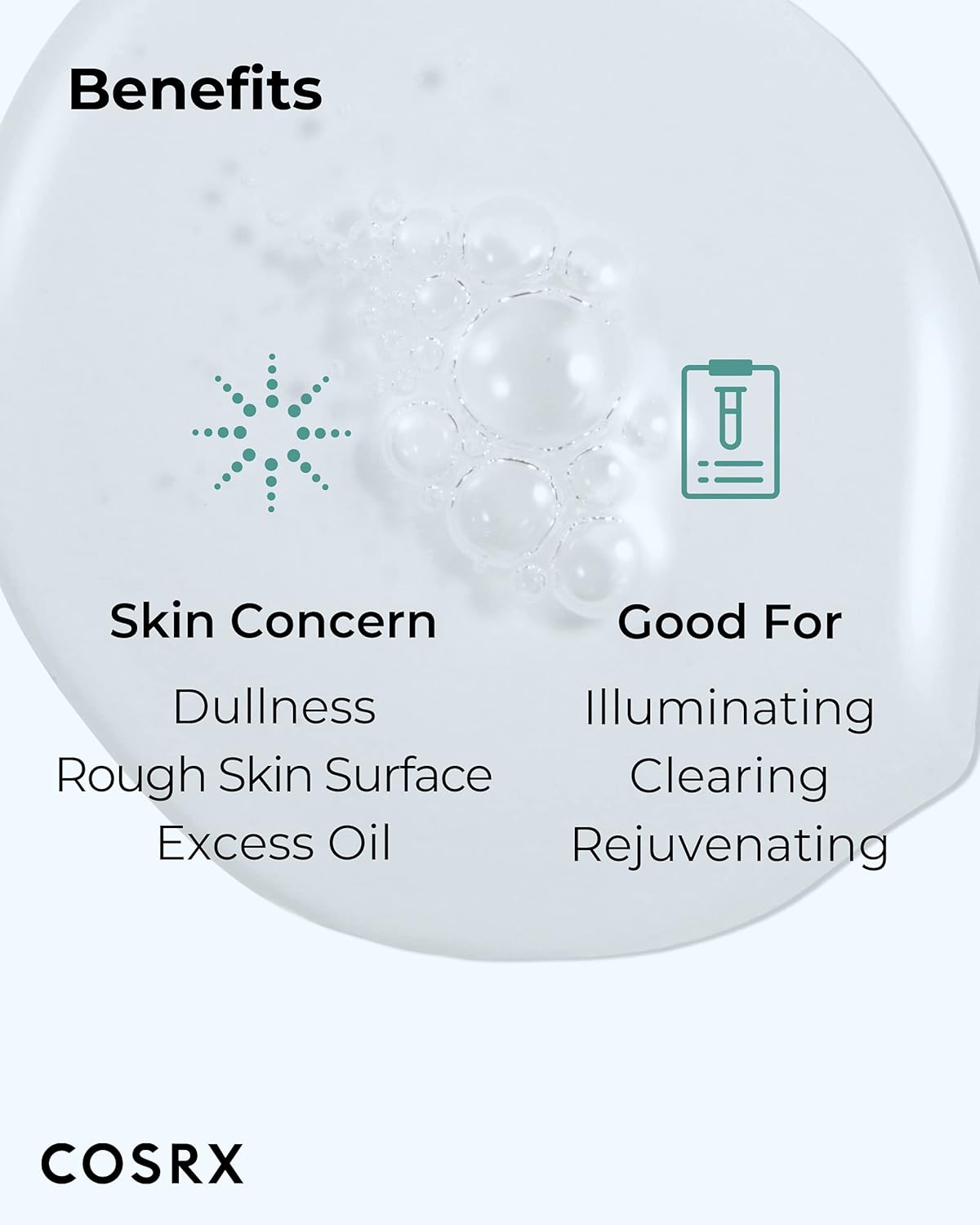 Benefits: for the skin concerns dullness, rough surface and excess oil, good for illuminating, clearing and rejuvenating
