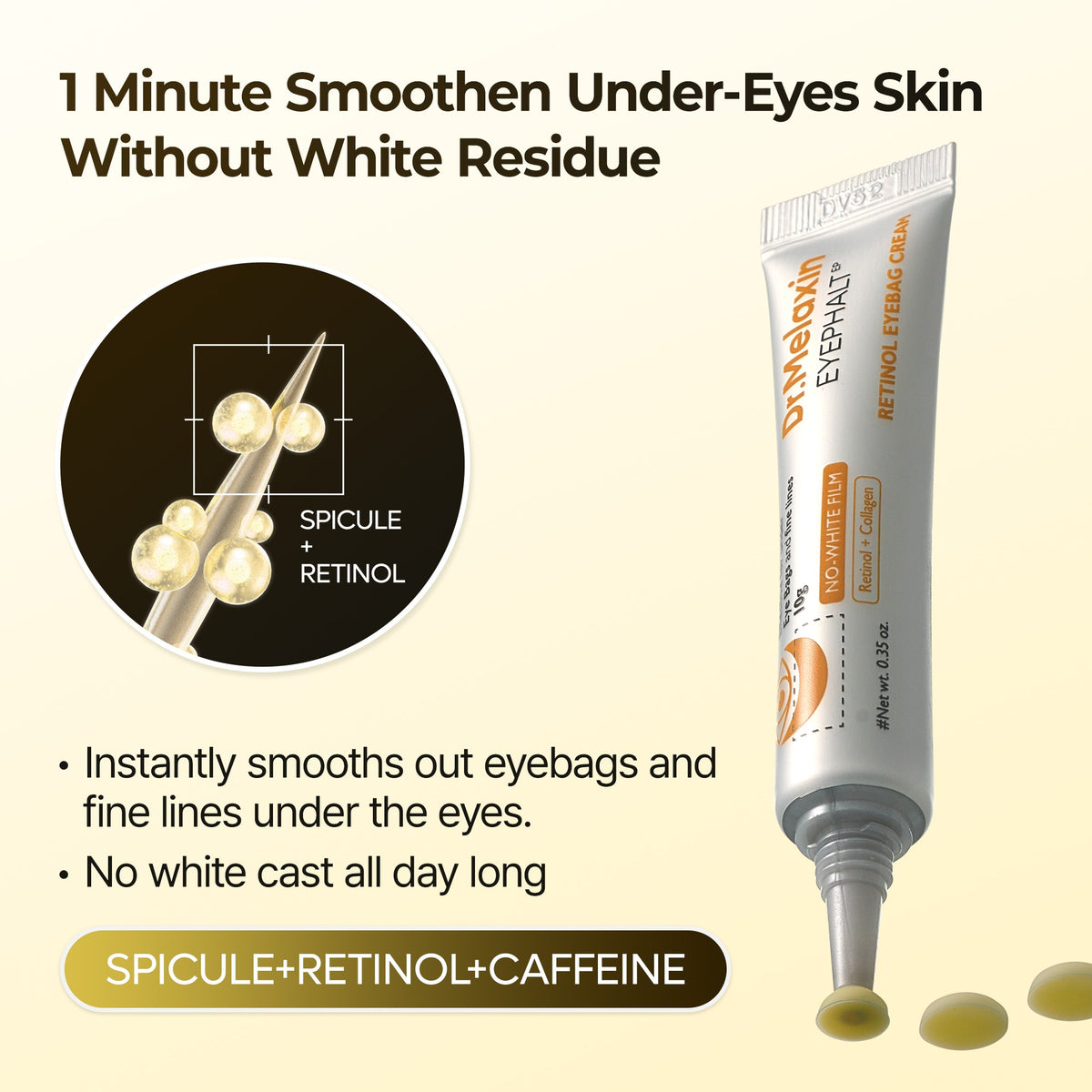 Dr.Melaxin Eyephalt Retinol Eyebag Cream 10g - Benefits