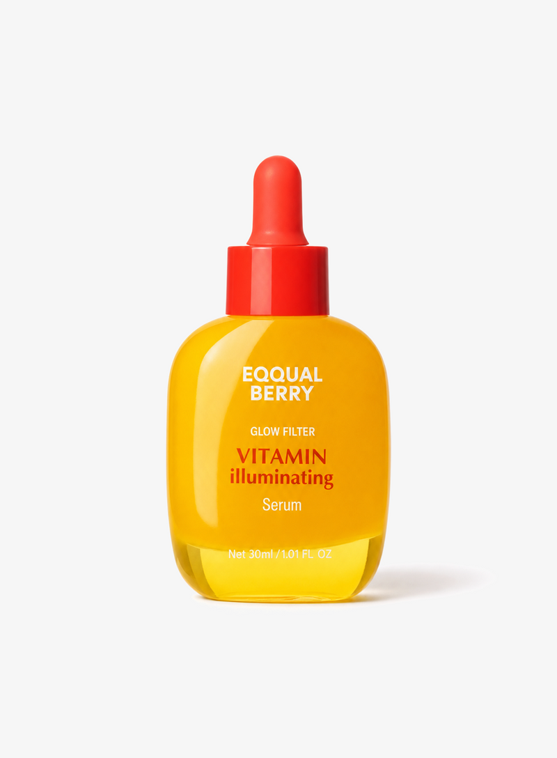 Eqqualberry Vitamin Illuminating Serum 30ml on a plain white background