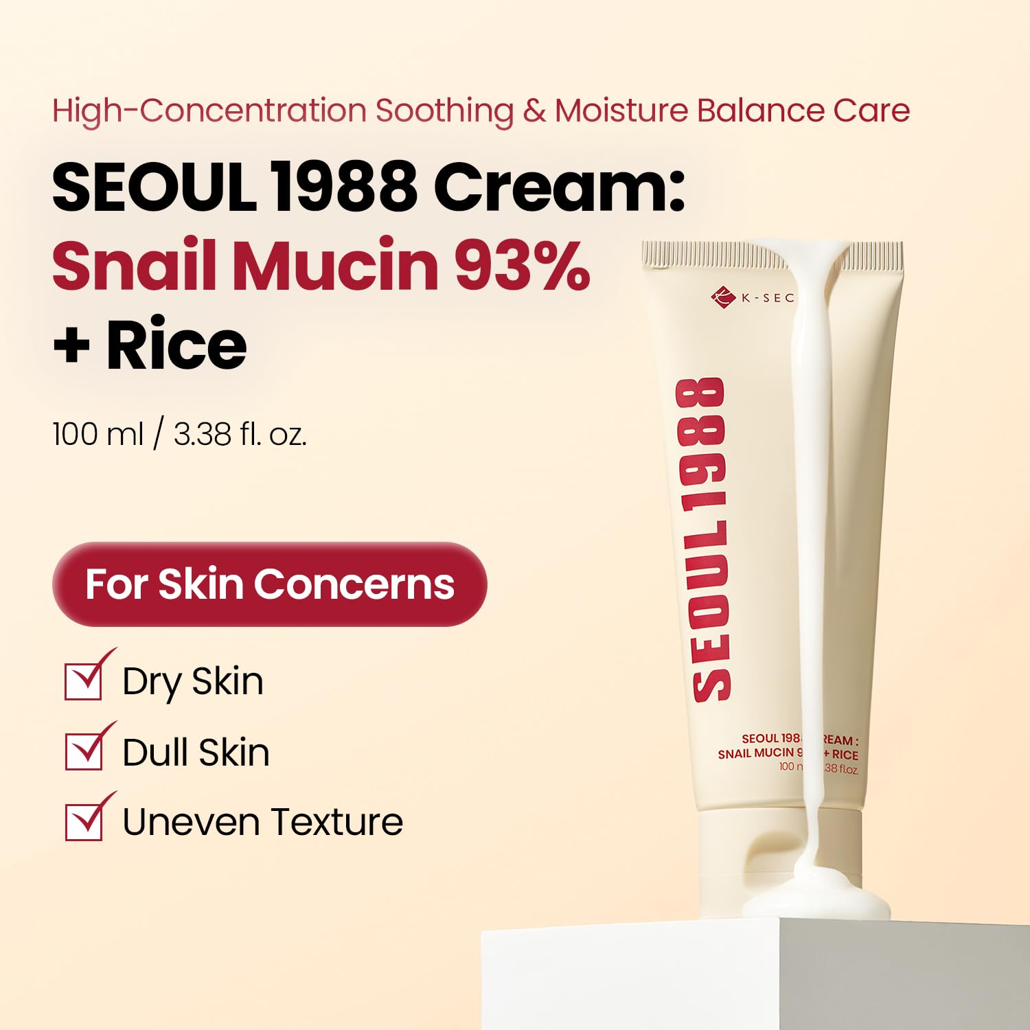 Seoul 1988 Snail Mucin Cream 100ml - Seoul 1988 K-Beauty