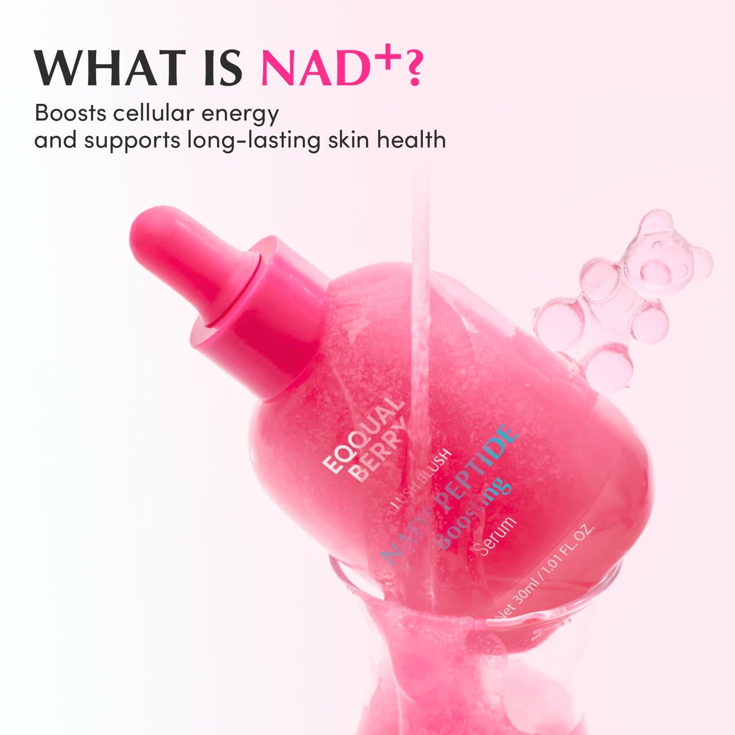 Eqqualberry NAD+ Peptide Boosting Serum 30ml - Eqqualberry K-Beauty