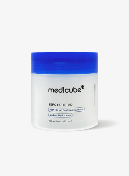 Medicube Zero Pore Pad 70 Pads 155g on a plain white background