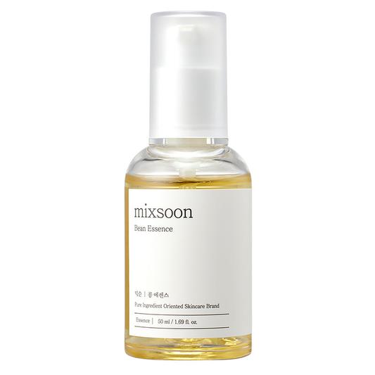Mixsoon Bean Essence 50ml - cream essence pump bottle, front label, white background