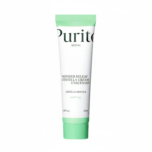 PURITO Wonder Releaf Centella Cream - Korean Centella Calming Repair Cream K-Beauty