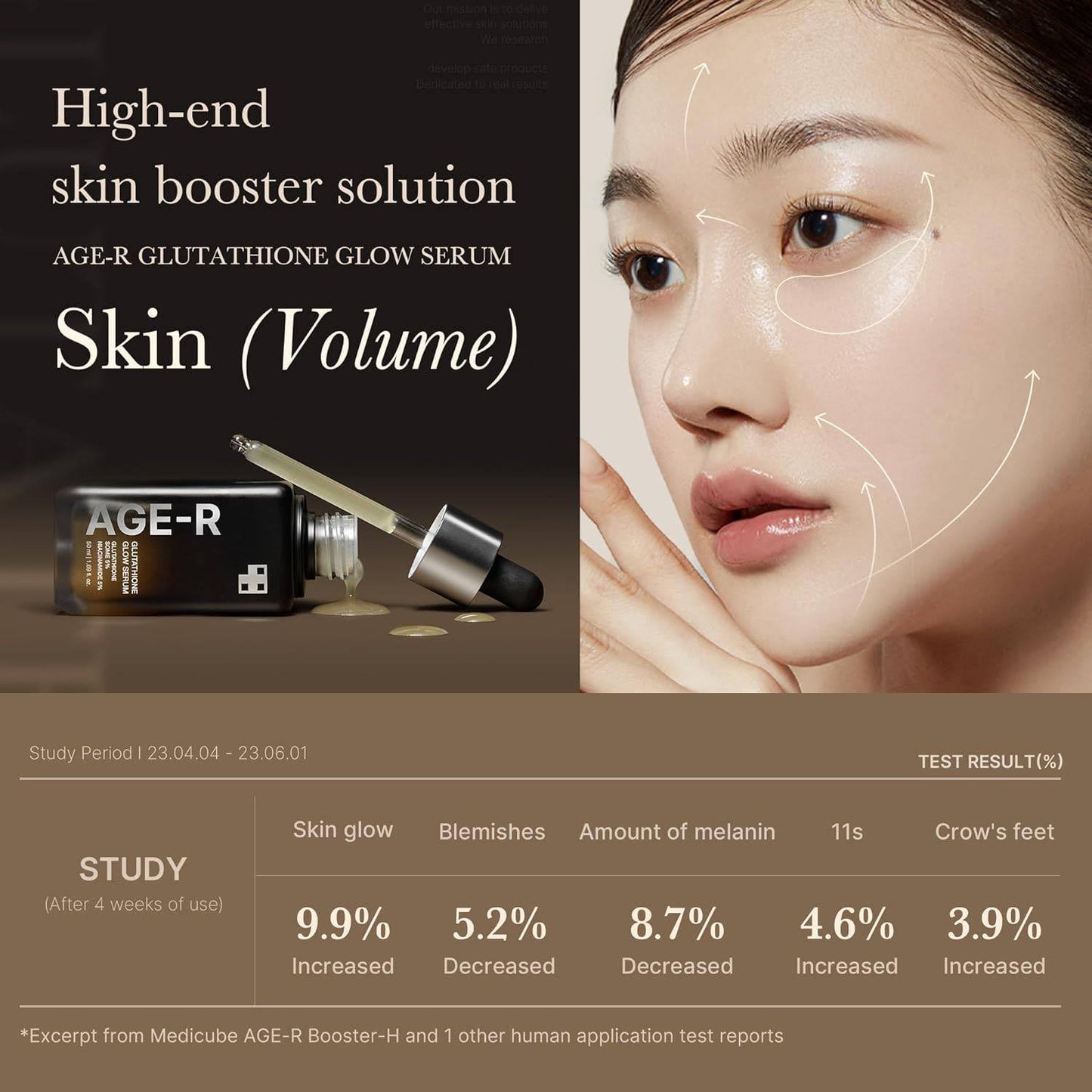 Medicube AGE-R Glutathione Glow Serum 30ml - Medicube K-Beauty