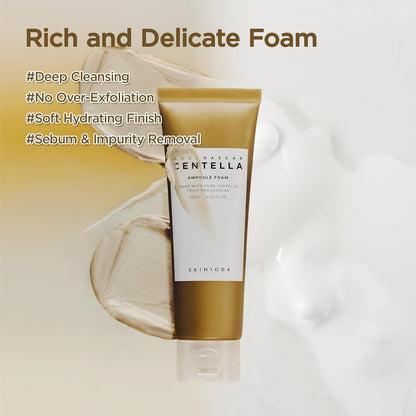 Rich and delicate foam: deep cleansing, no over-exfoliation, a soft hydrating finish and sebum removal