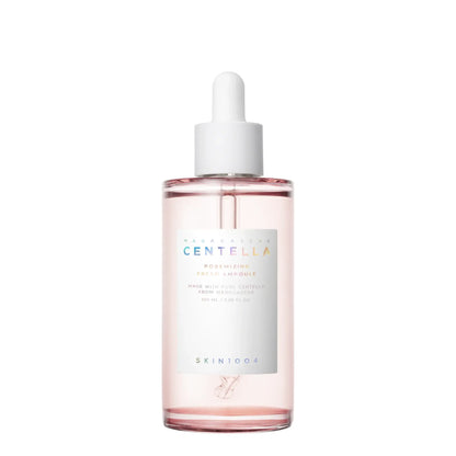 SKIN1004 Centella Poremizing Ampoule 100ml - pink ampoule bottle, front label, white background