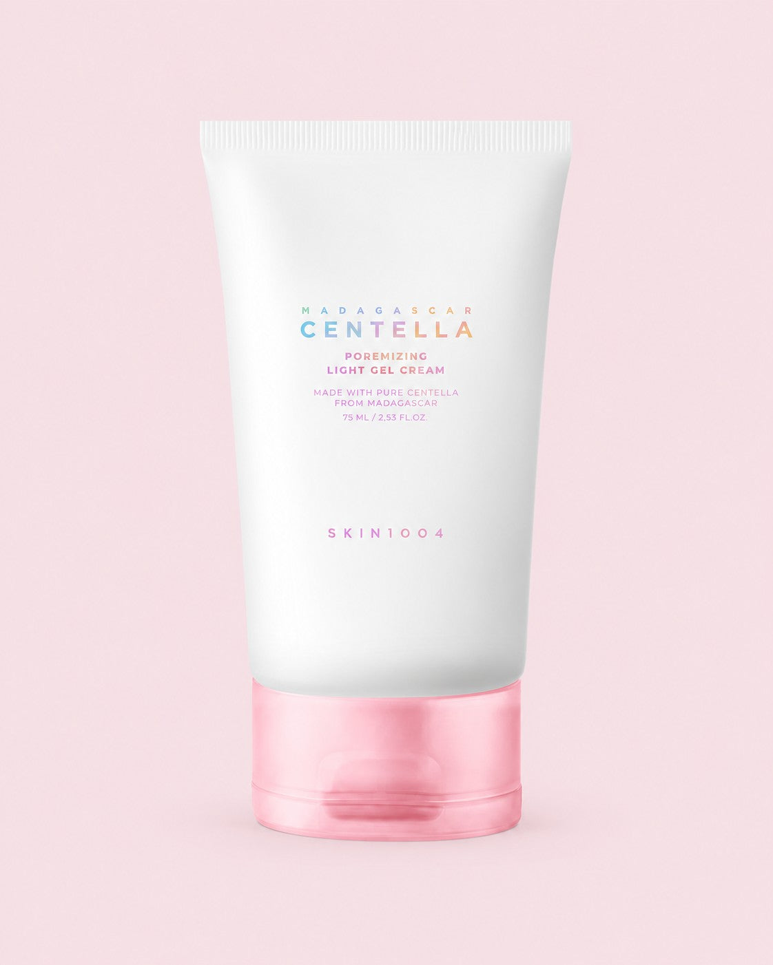SKIN1004 Centella Poremizing Light Gel Cream 75ml on a coloured background