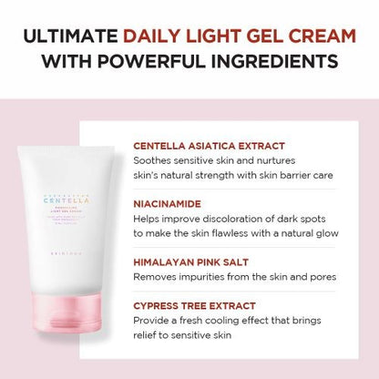 SKIN1004 Centella Poremizing Light Gel Cream 75ml - Ingredients