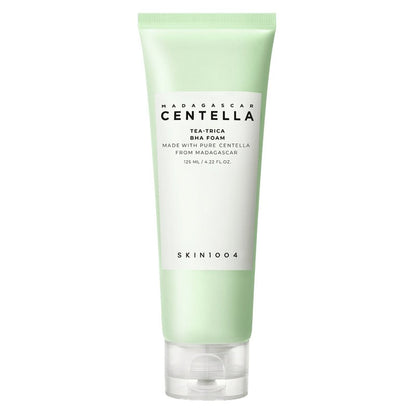 SKIN1004 Madagascar Centella Tea-Trica BHA Foam 125ml on a plain white background
