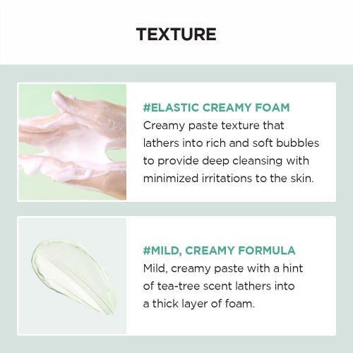 SKIN1004 Madagascar Centella Tea-Trica BHA Foam 125ml - Creamy foam texture