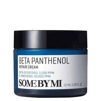 Some By Mi Beta Panthenol Repair Cream 50ml - navy jar close crop on a white background